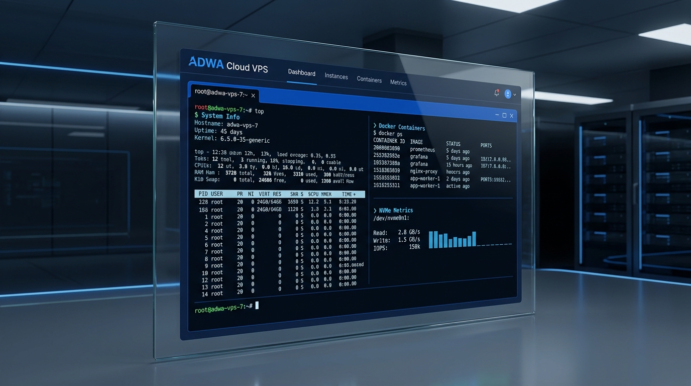 ADWA Web SSH Terminal Product Interface